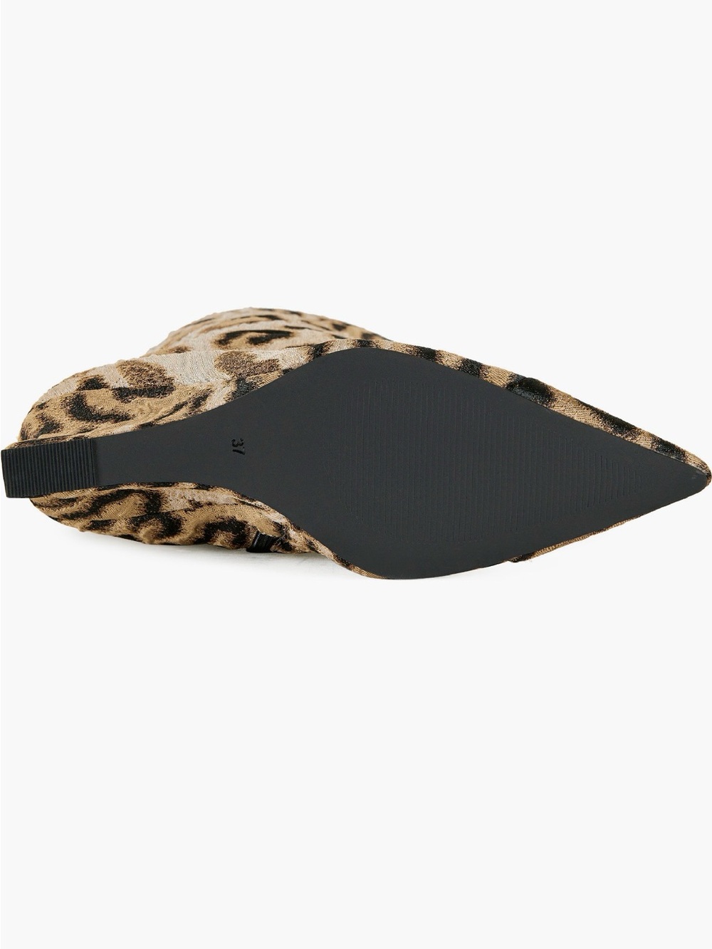 Leopard Print Over-the-Knee Wedge Boot - Brown/Tan - Picture 4 of 7